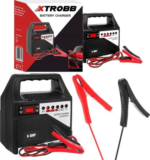 Prostownik do akumulatora 12V 6A Xtrobb Prostownik do akumulatora 12V 6A Xtrobb