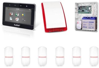 Alarm SATEL BEZPRZEWODOWY INTEGRA 128WRL GSM 6 x PIR Syg.zew.