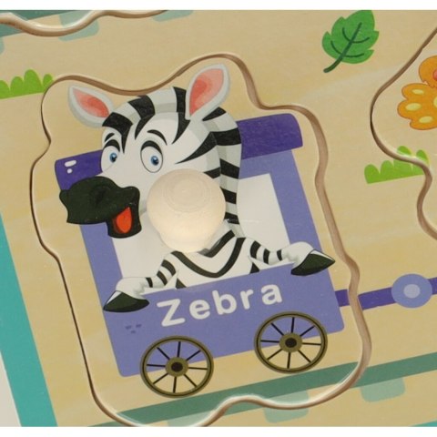 Puzzle drewniane układanka środki transportu helikopter Puzzle drewniane układanka środki transportu helikopter