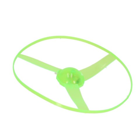 Wyrzutnia latający dysk UFO śmigło LED zielone
