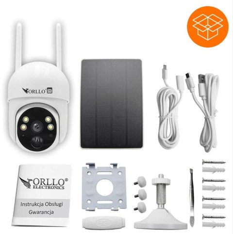 Kamera IP bezprzewodowa 4G LTE obrotowa z panelem solarnym Orllo TZ-1 Kamera IP bezprzewodowa 4G LTE obrotowa z panelem solarnym Orllo TZ-1