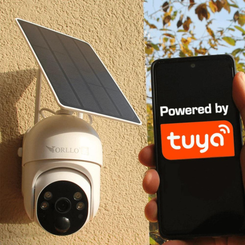 Kamera IP bezprzewodowa 4G LTE obrotowa z panelem solarnym Orllo TZ-1 Kamera IP bezprzewodowa 4G LTE obrotowa z panelem solarnym Orllo TZ-1