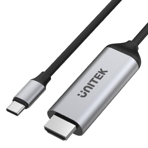 Kabel Adapter Unitek V1423A USB-C - HDMI 2.0 4K 60Hz, kabel 1,8m Kabel Adapter Unitek V1423A USB-C - HDMI 2.0 4K 60Hz, kabel 1,8m