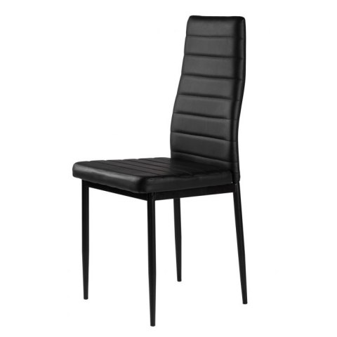 KRZESŁO KRZESŁA ZESTAW KRZESEŁ DO SALONU SKÓRA 4X MODERNHOME