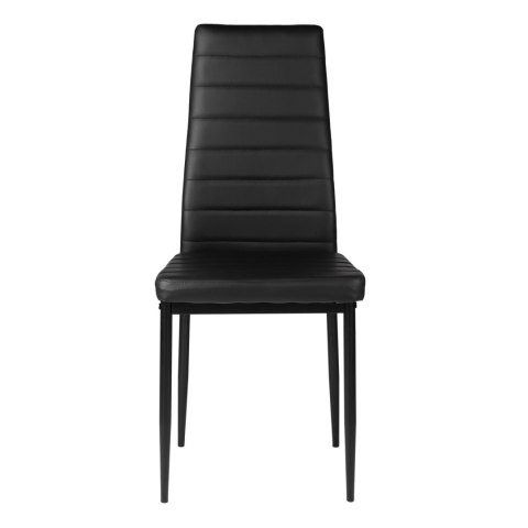 KRZESŁO KRZESŁA ZESTAW KRZESEŁ DO SALONU SKÓRA 4X MODERNHOME