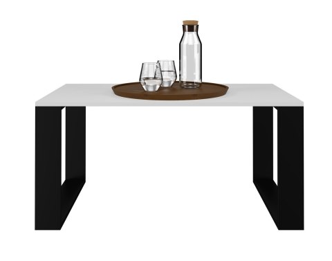 Stolik ława MODERN 90x58xH50 biały/czarny Stolik ława MODERN 90x58xH50 biały/czarny