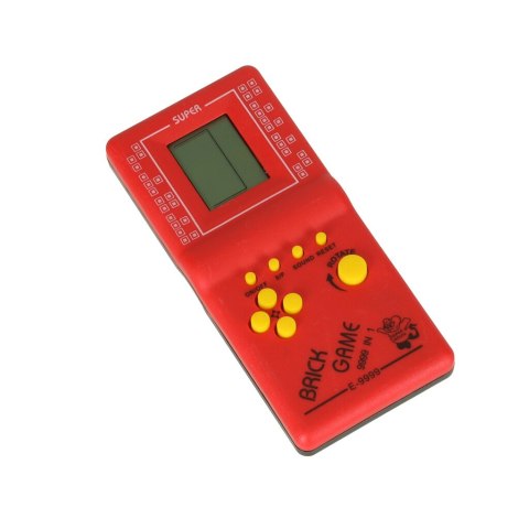 Gra Gierka Elektroniczna Tetris 9999in1 czerwona Gra Gierka Elektroniczna Tetris 9999in1 czerwona