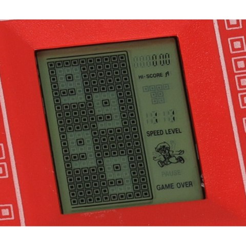 Gra Gierka Elektroniczna Tetris 9999in1 czerwona Gra Gierka Elektroniczna Tetris 9999in1 czerwona