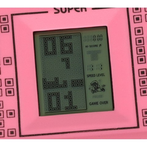 Gra Gierka Elektroniczna Tetris 9999in1 różowa Gra Gierka Elektroniczna Tetris 9999in1 różowa