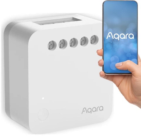 AQARA Przekaźnik podpuszkowy T1 SSM-U02 Homekit wersja EU (bez przewodu neutralnego) AQARA Przekaźnik podpuszkowy T1 SSM-U02 Homekit wersja EU (bez przewodu neutralnego)