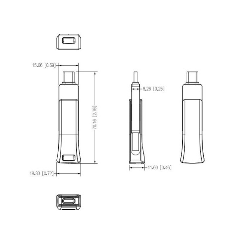 Pendrive 256GB DAHUA USB-P629-32-256GB Pendrive 256GB DAHUA USB-P629-32-256GB