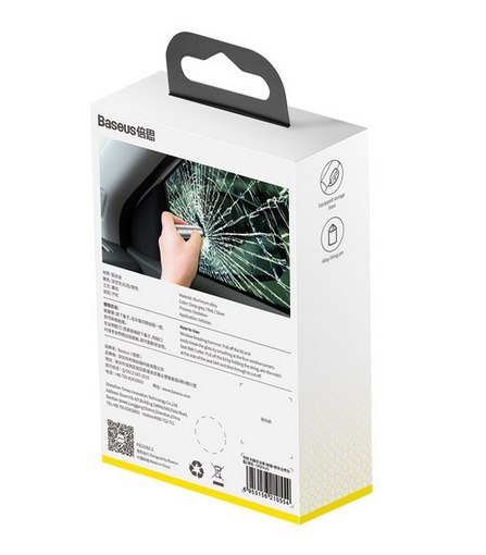 Baseus Sharp Tool | Młotek bezpieczeństwa do szyb nóż życia do pasów Baseus Sharp Tool | Młotek bezpieczeństwa do szyb nóż życia do pasów
