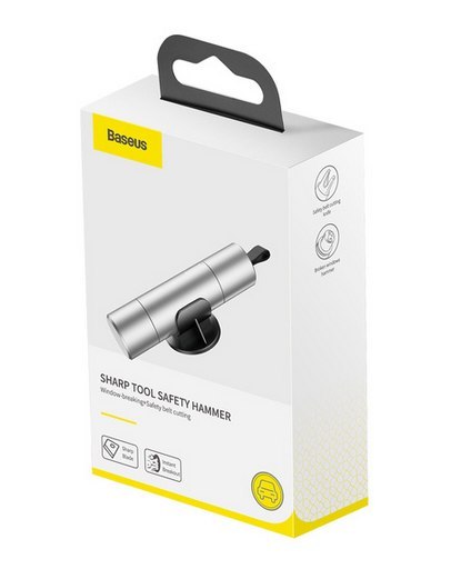Baseus Sharp Tool | Młotek bezpieczeństwa do szyb nóż życia do pasów Baseus Sharp Tool | Młotek bezpieczeństwa do szyb nóż życia do pasów