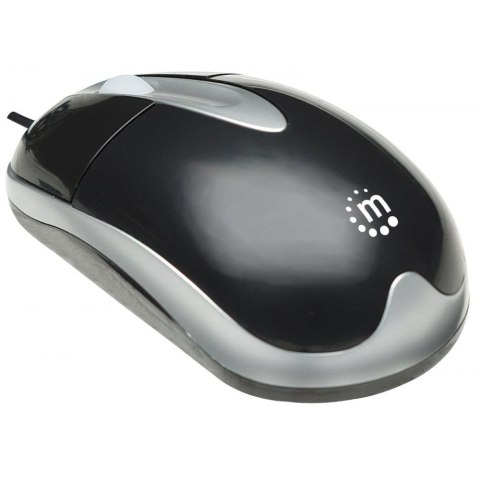 Mysz przewodowa Manhattan 1000dpi USB czarna Mysz przewodowa Manhattan 1000dpi USB czarna