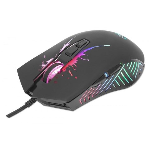 Mysz przewodowa Manhattan 7200dpi Gaming LED RGB USB Mysz przewodowa Manhattan 7200dpi Gaming LED RGB USB