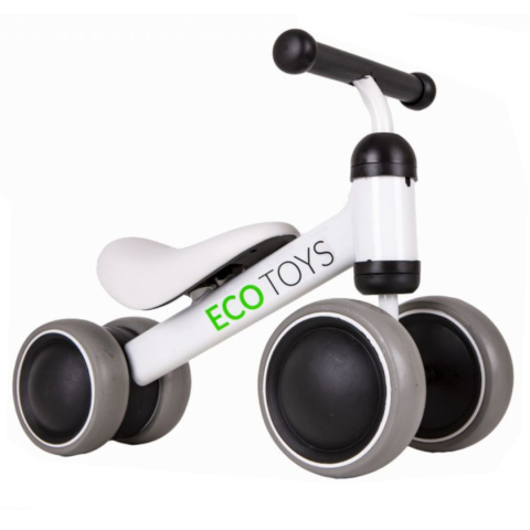 Rowerek biegowy mini rower Practise White Ecotoys Rowerek biegowy mini rower Practise White Ecotoys