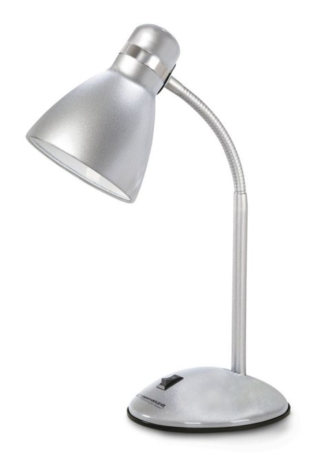 ESPERANZA LAMPKA BIURKOWA E27 ALKES SREBRNA ELD113S ESPERANZA LAMPKA BIURKOWA E27 ALKES SREBRNA ELD113S