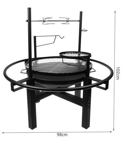 Grill ogrodowy z rożnem 5w1 Grill ogrodowy z rożnem 5w1