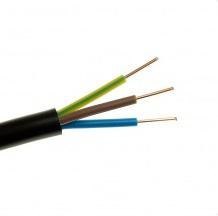 Przewód elektryczny ziemny drut YKY 0,6/1kV 3x2,5mm2 CZARNY ELEKTROKABEL 1m Przewód elektryczny ziemny drut YKY 0,6/1kV 3x2,5mm2 CZARNY ELEKTROKABEL 1m