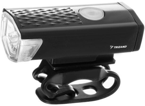 Lampka rowerowa LED USB + tylne światło 15914 - uniwersalny Trizand Lampka rowerowa LED USB + tylne światło 15914 - uniwersalny Trizand