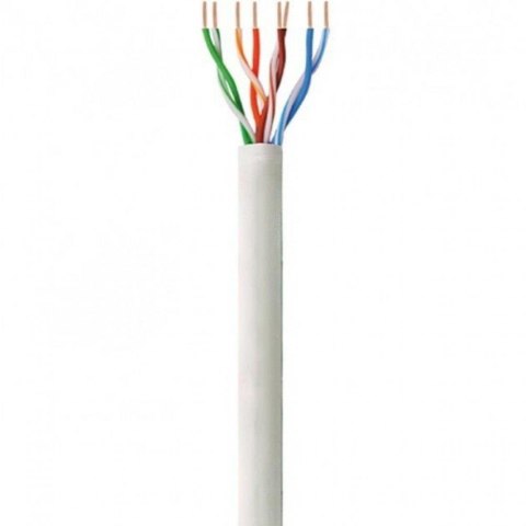 Kabel instalacyjny Techly skrętka Cat.6 UTP drut LSZH 100% miedź 305m, szary Kabel instalacyjny Techly skrętka Cat.6 UTP drut LSZH 100% miedź 305m, szary