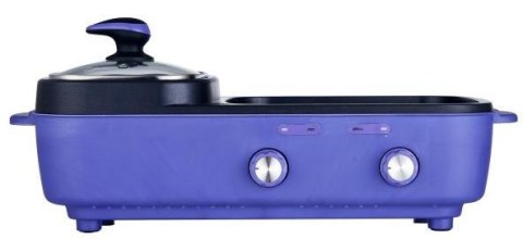 Wielofunkcyjna kuchenka elektryczna z grillem 2w1 1600W Heckermann® R40-2