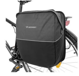 Wozinsky sakwa rowerowa na bagażnik 20l czarna WBB32BK
