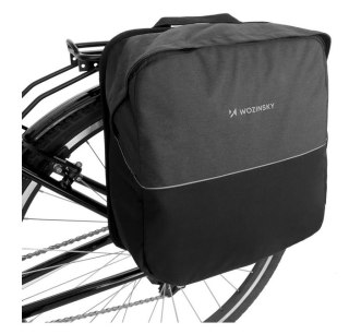 Wozinsky sakwa rowerowa na bagażnik 20l czarna WBB32BK