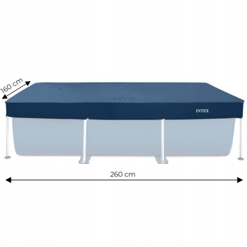 POKRYWA PLANDEKA MATA DO BASENU STELAŻOWEGO 2,6X1,6M INTEX 28036