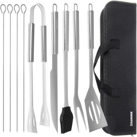 Przybory do grilla - zestaw 9 akcesoriów + etui Przybory do grilla - zestaw 9 akcesoriów + etui