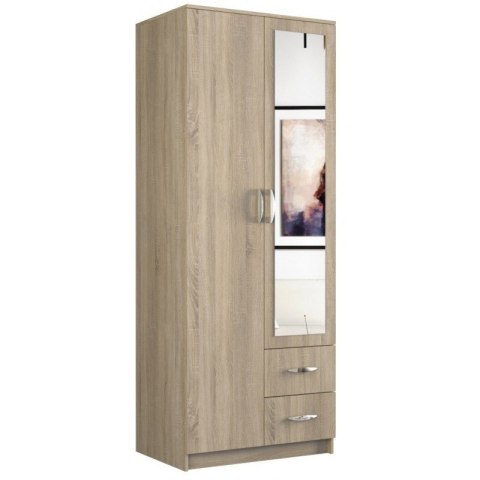 SZAFA ROMANA 80X205 SONOMA Z LUSTREM SZAFA ROMANA 80X205 SONOMA Z LUSTREM