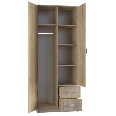 SZAFA ROMANA 80X205 SONOMA Z LUSTREM SZAFA ROMANA 80X205 SONOMA Z LUSTREM