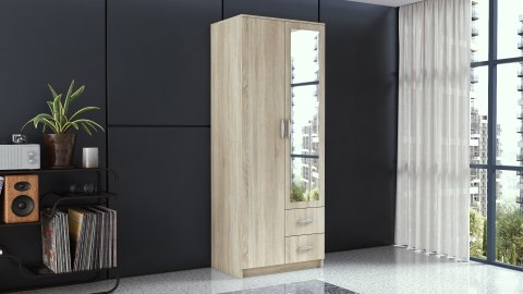 SZAFA ROMANA 80X205 SONOMA Z LUSTREM SZAFA ROMANA 80X205 SONOMA Z LUSTREM