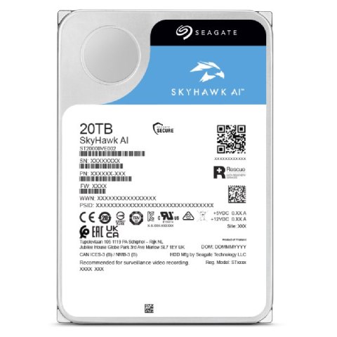 DYSK SEAGATE SkyHawk AI ST20000VE002 20TB DYSK SEAGATE SkyHawk AI ST20000VE002 20TB