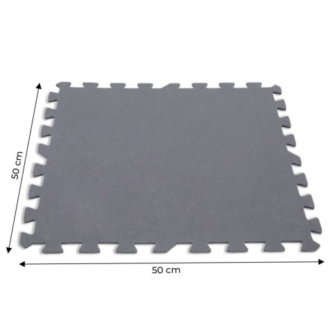 MATA PIANKOWA PUZZLE 50X50CM 8 SZTUK POD BASEN INTEX 29084