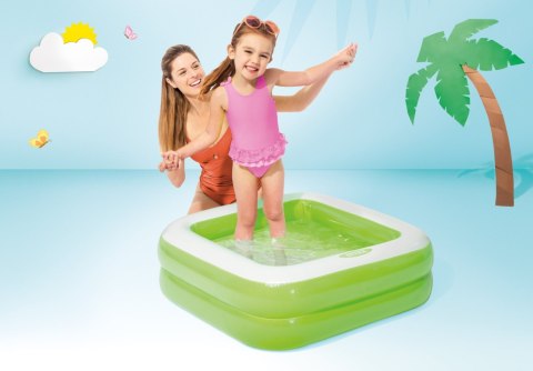 Basen brodzik dla dzieci pompowany 57100 Zielony - INTEX