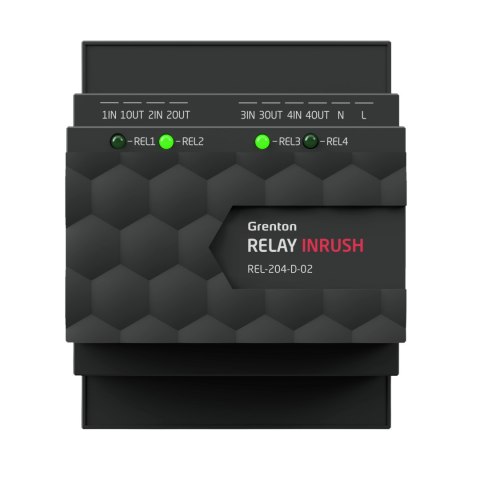 GRENTON - RELAY 4HP INRUSH, DIN, TF-Bus (2.0) GRENTON - RELAY 4HP INRUSH, DIN, TF-Bus (2.0)