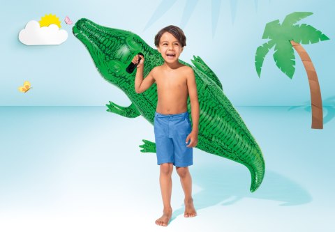 Dmuchany Aligator materac do pływania 168cm Dmuchany Aligator materac do pływania 168cm