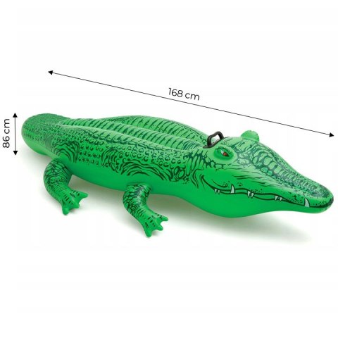 Dmuchany Aligator materac do pływania 168cm Dmuchany Aligator materac do pływania 168cm