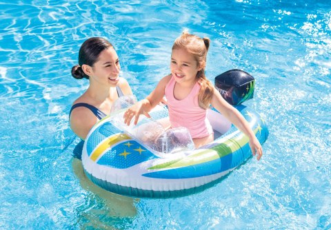 Motorówka dmuchany ponton materac dla dzieci INTEX Motorówka dmuchany ponton materac dla dzieci INTEX