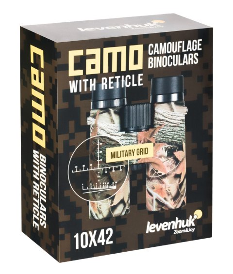 Lornetka Levenhuk Camo Pine 10x42 z celownikiem