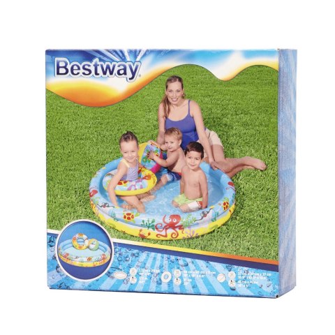 BESTWAY 51124 Basen piłka kółko brodzik 122cm BESTWAY 51124 Basen piłka kółko brodzik 122cm