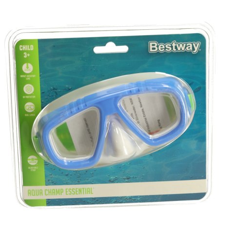 BESTWAY 22011 Okulary maska do pływania nurkowania niebieskie BESTWAY 22011 Okulary maska do pływania nurkowania niebieskie