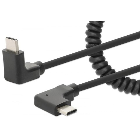 Kabel zasilający Manhattan USB-C 60W/3A do szybkiego bezpiecznego ładowania Kabel zasilający Manhattan USB-C 60W/3A do szybkiego bezpiecznego ładowania