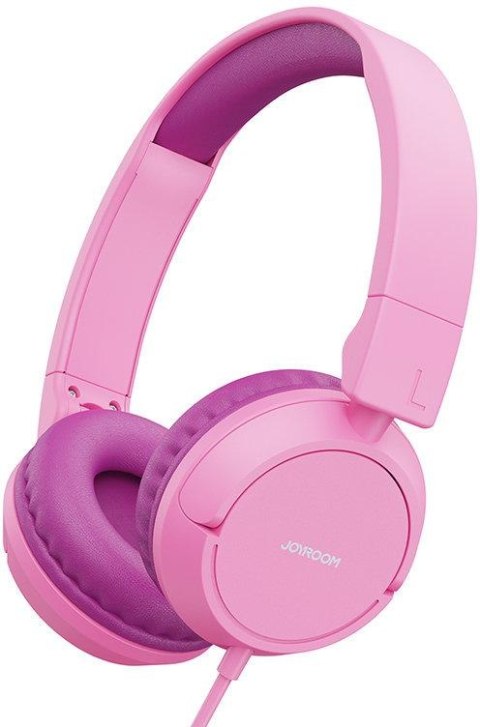 Joyroom nauszne słuchawki 3,5mm mini jack dla dzieci dziecięce różowy JR-HC1 pink Joyroom nauszne słuchawki 3,5mm mini jack dla dzieci dziecięce różowy JR-HC1 pink