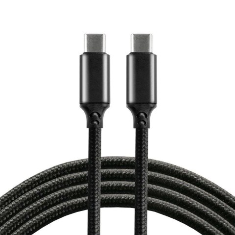 Kabel USB-C PD everActive CBB-1PD5 1m Power Delivery 5A z obsługą szybkiego ładowania 100W czarny Kabel USB-C PD everActive CBB-1PD5 1m Power Delivery 5A z obsługą szybkiego ładowania 100W czarny
