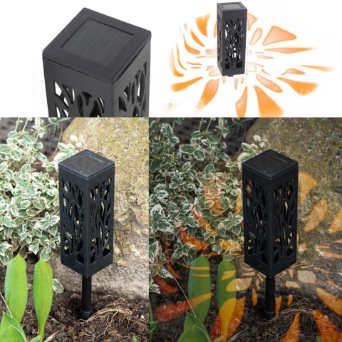 Lampion lampa solarna stojąca dekor 4 sztuki Lampion lampa solarna stojąca dekor 4 sztuki