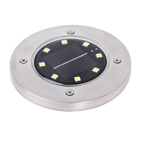 Lampki solarne najazdowe gruntowe 8LED 4szt. zimny Lampki solarne najazdowe gruntowe 8LED 4szt. zimny