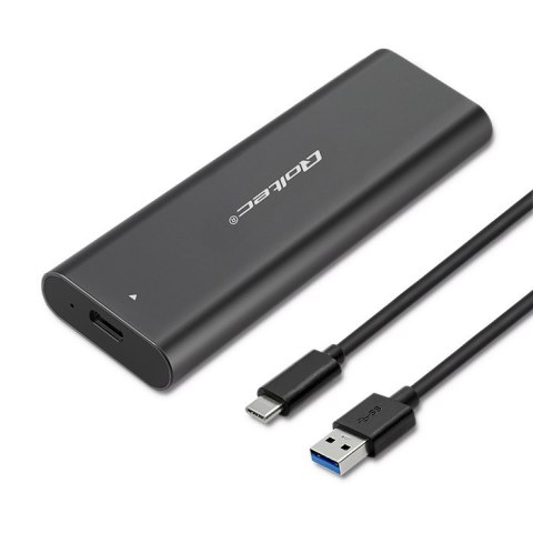 Qoltec Obudowa | kieszeń do dysków M.2 SATA SSD | NGFF | USB typ C Qoltec Obudowa | kieszeń do dysków M.2 SATA SSD | NGFF | USB typ C