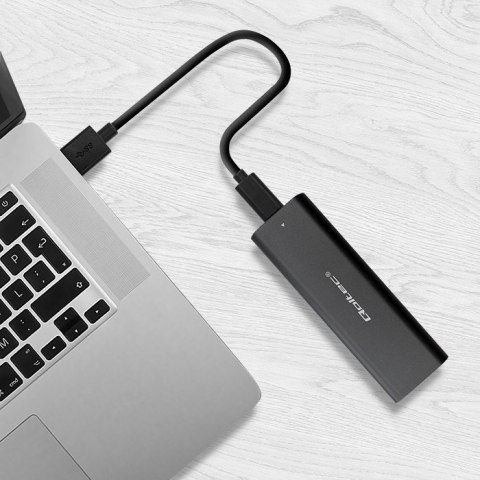 Qoltec Obudowa | kieszeń do dysków M.2 SATA SSD | NGFF | USB typ C Qoltec Obudowa | kieszeń do dysków M.2 SATA SSD | NGFF | USB typ C